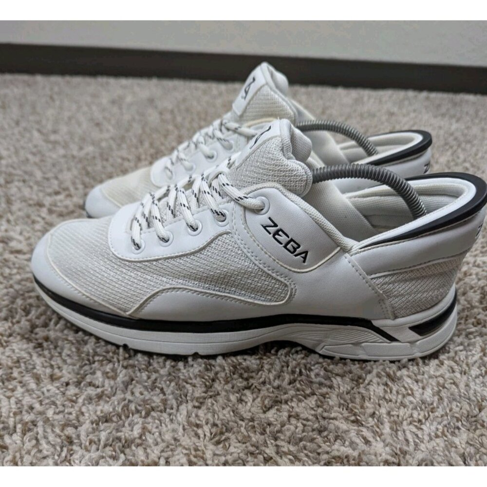 Zeba Hands Free Slip-On Comfort Walking Shoes Sneakers Mens Size 11 White